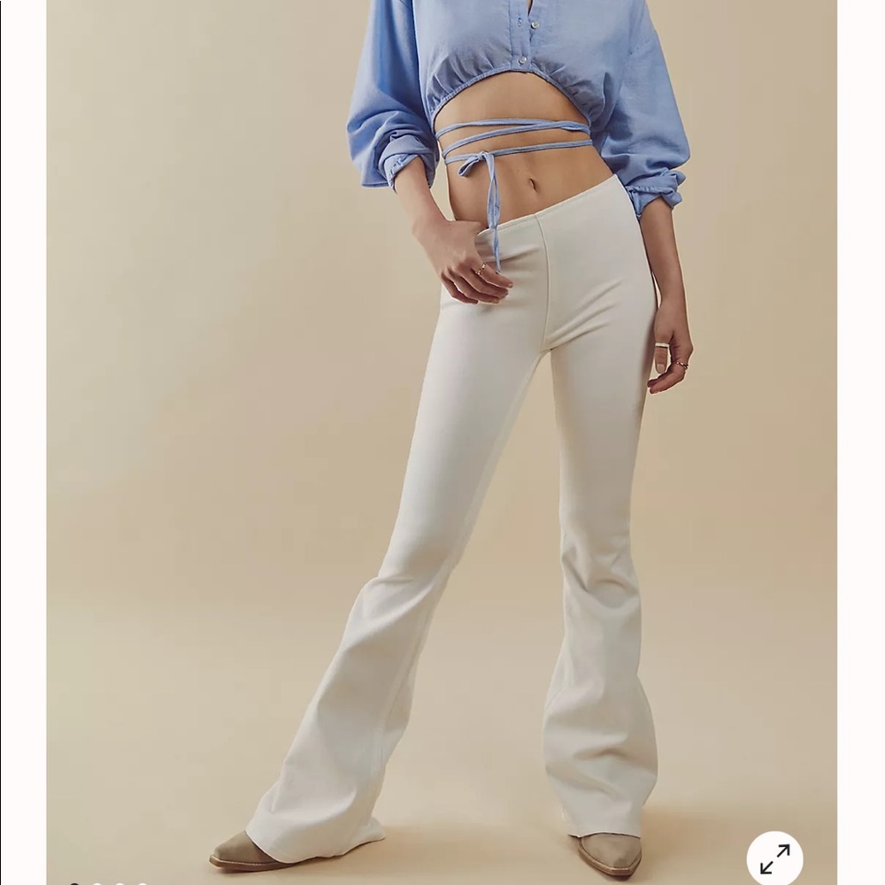 Free People Penny Pull-On Flare Jeans | We The Free